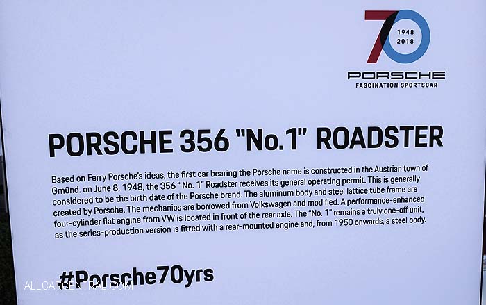 Porsche 356 No.1 1948 Recreation 2018 Rennsport VI 2018