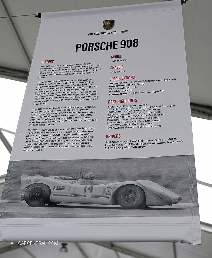 Porsche 908-02 sn-908-02-015 1969 Rennsport VI 2018