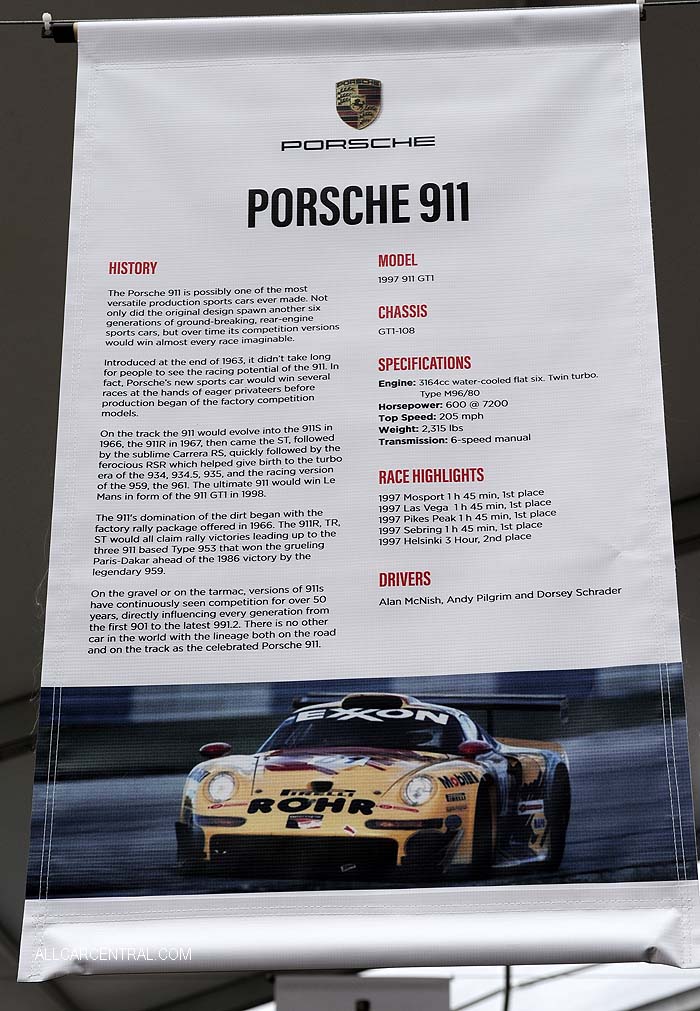 Porsche 911 GT1 sn-GT1-108 1997 Rennsport VI 2018