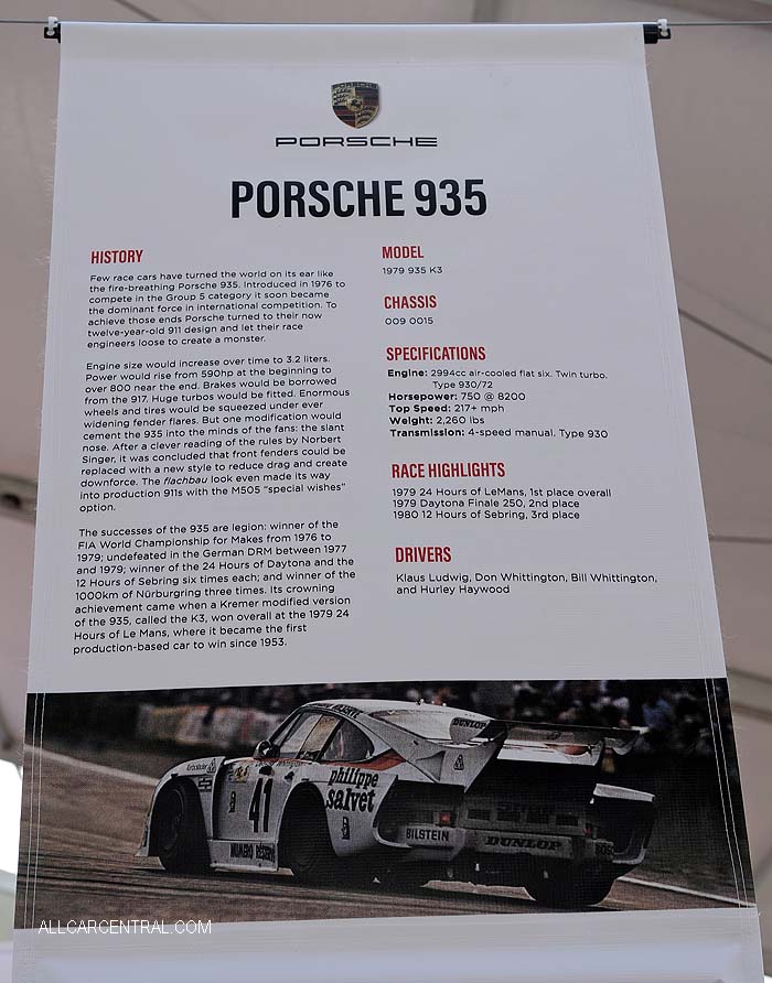 Porsche 935K3 sn-0090015 1979 Rennsport VI 2018