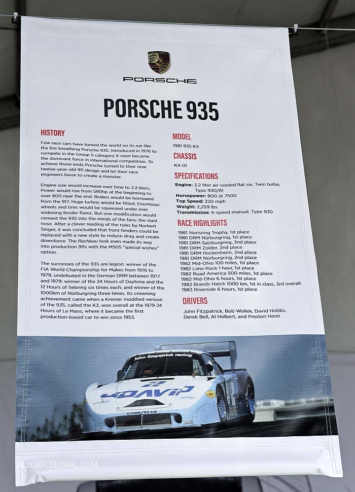 Porsche 935 sn-K4-01 1981 Rennsport VI 2018