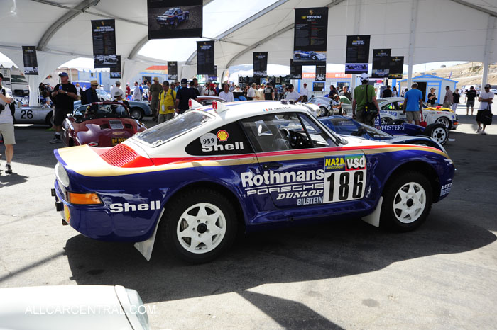  	Porsche 959 sn-WPOZZZ93ZFS010015 1985	Rennsport Reunion V 2015