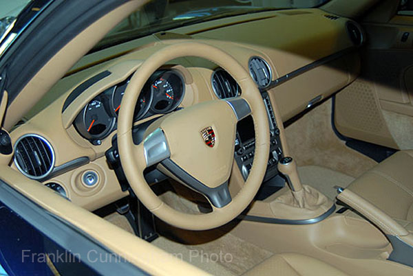 Porsche Cayman interior 2007